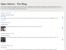Tablet Screenshot of blog.openstance.com